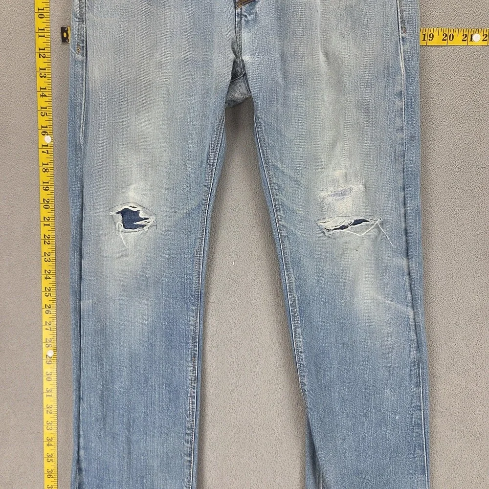 VTG Levis Engineered Jeans Mens Blue Light Wash Button Fly Fits 30x30